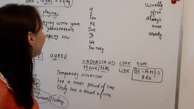 Present Simple vs Present Continuous смотреть онлайн