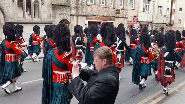 The Royal Regiment of Scotland parade The Royal Mile [4K/UHD] смотреть онлайн
