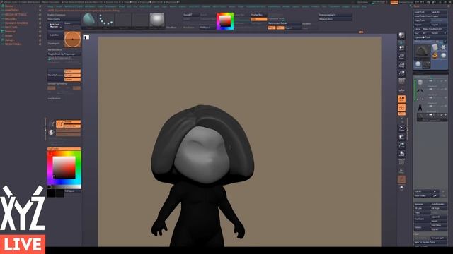 Быстрый скульпт персонажа от разработчика Heroes of the Storm смотреть онлайн