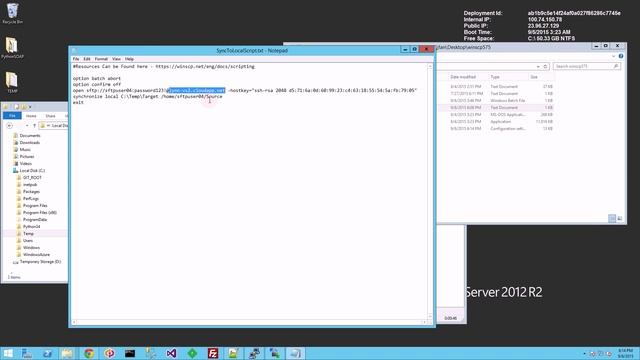 SFTP - Windows Script to Automate Synchronize Remote to Local Directory using WinSCP смотреть онлайн