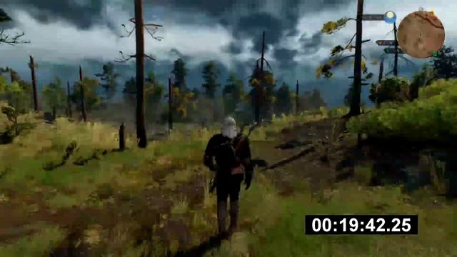 How Big is Witcher 3: Wild Hunt | Time Lapse Walk Across The Northern Kingdoms | #12 смотреть онлайн