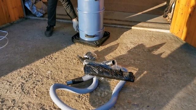 Распаковка строительного пылесоса Дастпром ПП-220/15.1-1,5 от компании Russianpylesos.ru