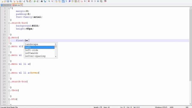 How to create Navigation bar with Search Box using html and css tutorial. смотреть онлайн
