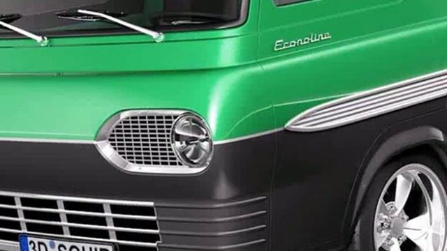 Ford E100 Econoline 1961-1967 FREE SAMPLE MODEL 3D model from CGTrader.com смотреть онлайн