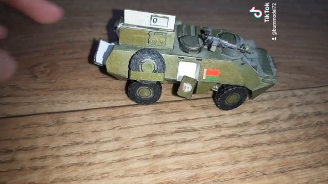 Самодельный БТР из бумаги смотреть онлайн
