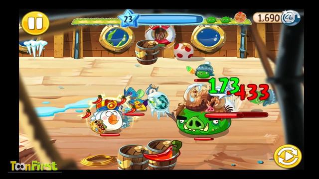 Angry Birds Epic: Red Bird and Yellow New Set Item New Cloth - Cave 4 Cure Cavern 8 walkthrough смотреть онлайн