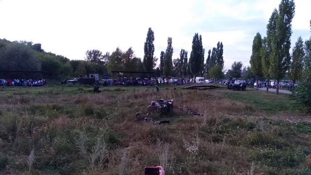 Реконструкция боя ВОВ. Парк победы. Нижний Новгород. смотреть онлайн