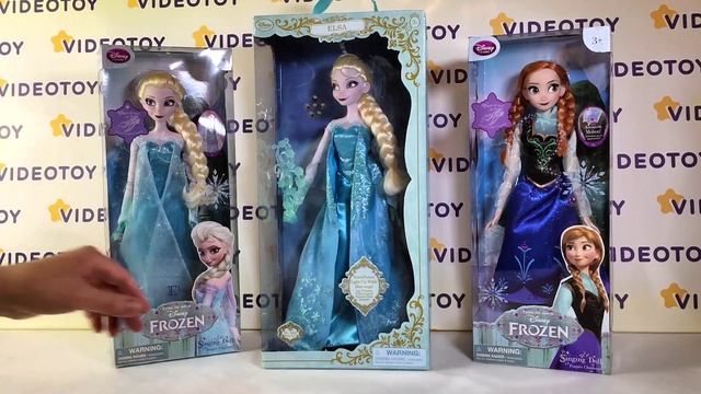 Кукла Эльза поющая со скипетром - куклы Холодное сердце Disney смотреть онлайн
