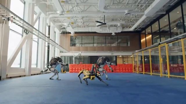 Boston dinamics dance смотреть онлайн