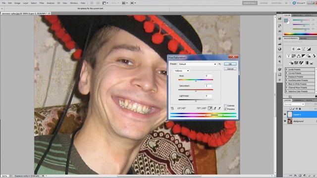 Отбелить зубы в photoshop смотреть онлайн