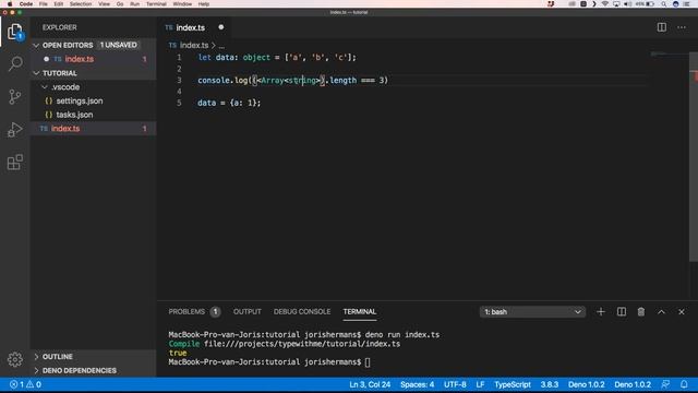 type assertions in typescript смотреть онлайн