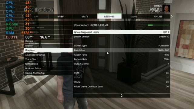 Grand Theft Auto 5 - AMD Athlon 3000G | RX 580
