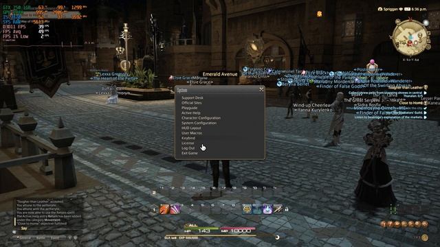 FINAL FANTASY XIV Online (2021) | GTX 750 1GB - i5 3470 | смотреть онлайн