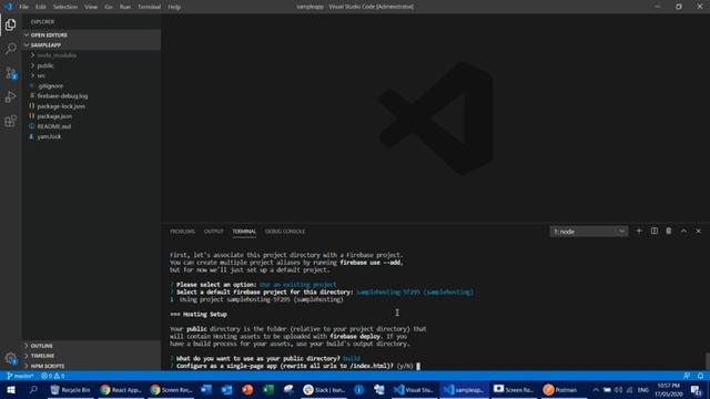 How to hosting react app to google firebase easily | Step by step смотреть онлайн