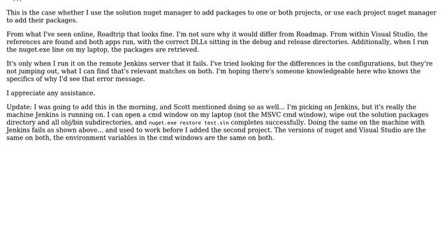 nuget.exe fail: Missing required property 'OutputPath' for project type 'PackageReference' смотреть онлайн