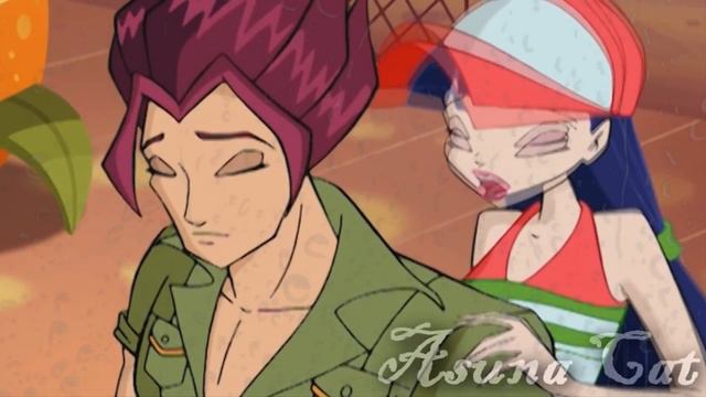 Клип Винкс А по щекам моим слёзы (Musa and Riven) {Asuna Cat} смотреть онлайн