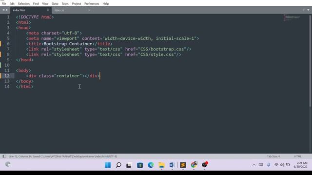 How to Use Bootstrap 5 Container and Container-fluid Layout || Bootstrap 5 Simple Container Example смотреть онлайн