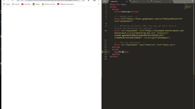 Creating a Startup Landing Page using BOOTSTRAP | Web Development & Design Tutorials in URDU смотреть онлайн