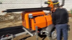 Купили малогабаритную буровую установку
