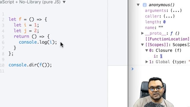 Closures in JavaScript | Inside a loop, inner function and setTimeoout смотреть онлайн