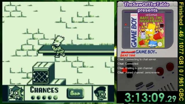 Beat the Game Boy -- Game #47: Simpsons, The: Bart vs. the Juggernauts (3/3) смотреть онлайн