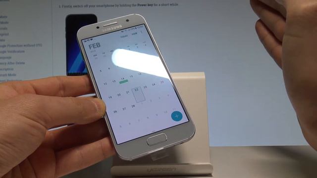 How To Take Screenshot On SAMSUNG Galaxy A3 (2017) - Capture Screen |HardReset.Info