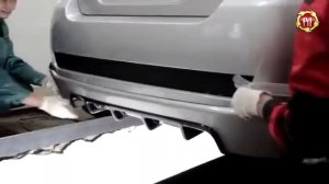 Инструкция по установке тюнинг обвеса заднего бампера на Chevrolet Aveo russ artel ru