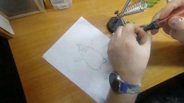 Леонардо из Angry Birds 3D ручкой. смотреть онлайн