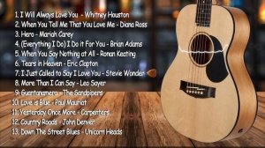 Relaxing Oldies Music - Best Instrumental Love Song Played on Acoustic Guitar