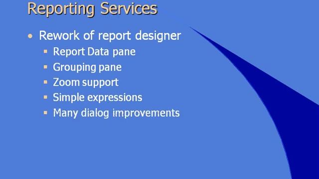 02 Tour of Features of SSRS смотреть онлайн