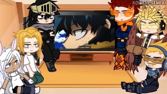 Pro Heroes React to Dark Deku // Izuku Midoriya // MHA // Part 2 смотреть онлайн