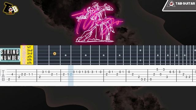 La Cumparsita - Tango Guitar Tab Tutorial смотреть онлайн