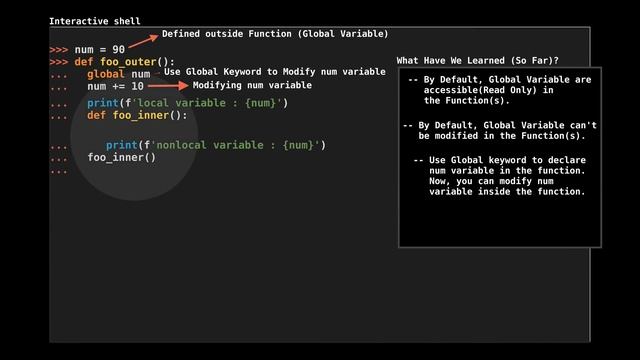 Global Variables and Local variable Access Hierarchy in Python смотреть онлайн