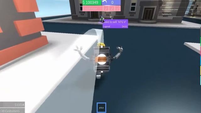 Симулятор захвата денег в роблокс Cash Grab Simulator Roblox максимальная прокачка Симулятор денег смотреть онлайн
