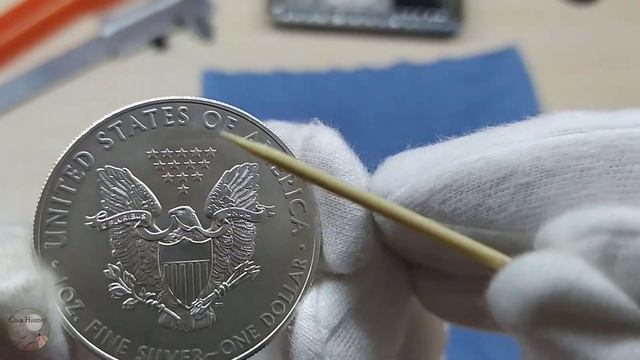 Американский орёл инвестиционная монета 1 доллар , (American silver eagle ) смотреть онлайн