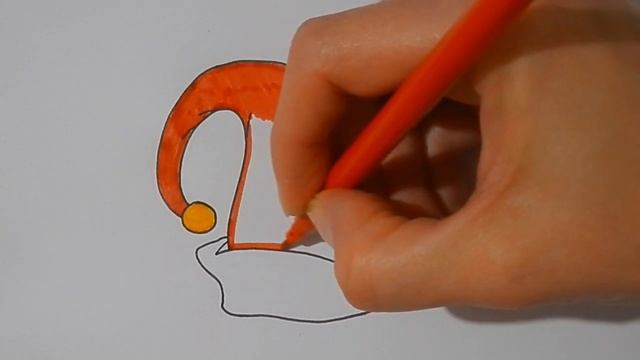 Как ПРОСТО нарисовать НОВОГОДНИЙ КОЛПАК ЭЛЬФА/595/How TO simply draw a CHRISTMAS ELF CAP смотреть онлайн