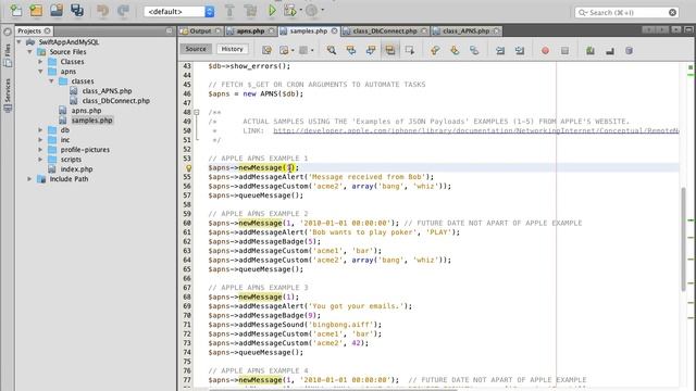 Your Own Push Notifications Server with PHP & MySQL - Video 2. Php scripts смотреть онлайн