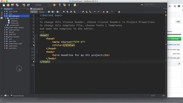 How to create a README file in Github and pull it down to a Netbeans project смотреть онлайн