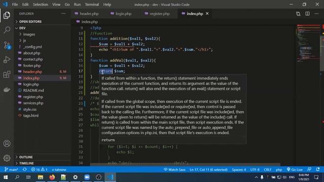 #7 PHP functions смотреть онлайн