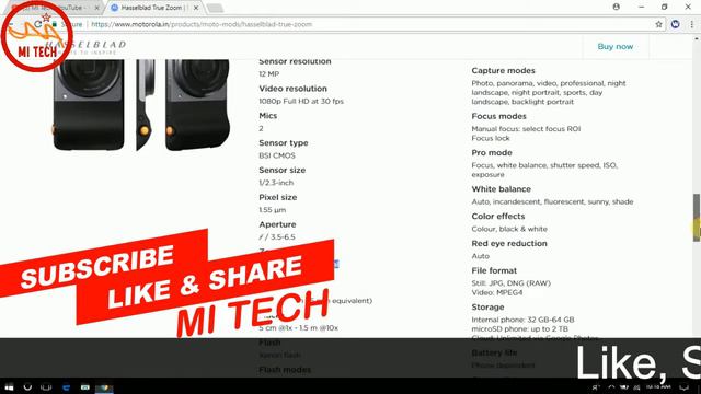 Smart Camera : with Phone, 10x Optical Zoom📱🔥 | 12 MP | Fixed with Smartphone | MI Tech смотреть онлайн
