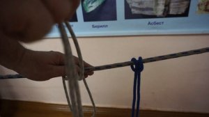 Учимся вязать полусхватывающий узел