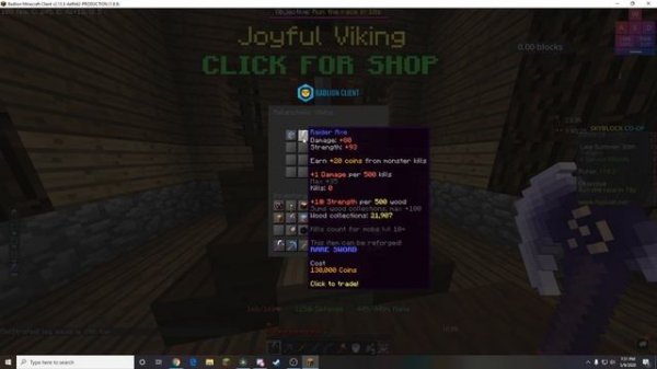 How to get the raiders axe (hypixel skyblock tutorial)