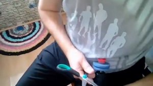 Заточка ножниц насадкой на шуруповерт/ дрель