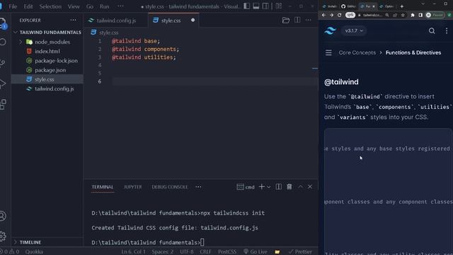 Tailwind CSS Tutorial #18 -  Taiwind CLI