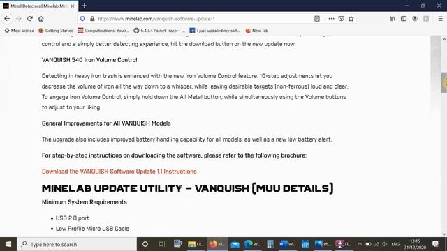 How to update the Minelab Vanquish. #Vanquish340 #Vanquish440 #Vanquish540 #metaldetectingUK смотреть онлайн