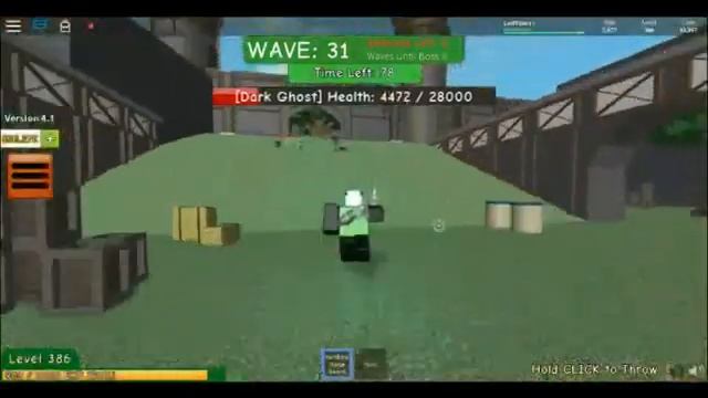 Zombie Attack - ALL BOSSES! (Roblox) смотреть онлайн