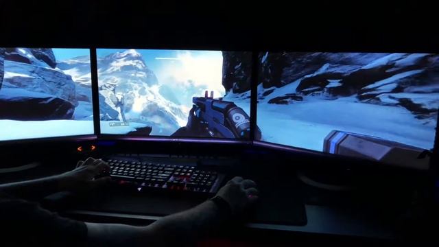 Destiny 2 with 3 monitors | 5900x1080 @ GTX 1080 ~ 60 FPS смотреть онлайн