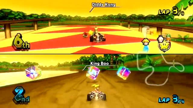 Mario Kart Wii - Multiplayer VS: 63 - Night 2 VS Michael (1/7) смотреть онлайн