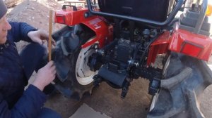 Трехточечная навеска на минитрактор Yanmar Ke-4. (Mitsubishi MT-155). Часть 1.