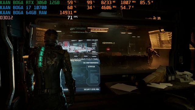 12 GB RTX 3060 & I7 10700 | Dead Space(Remake) - 1440p Ultra - смотреть онлайн